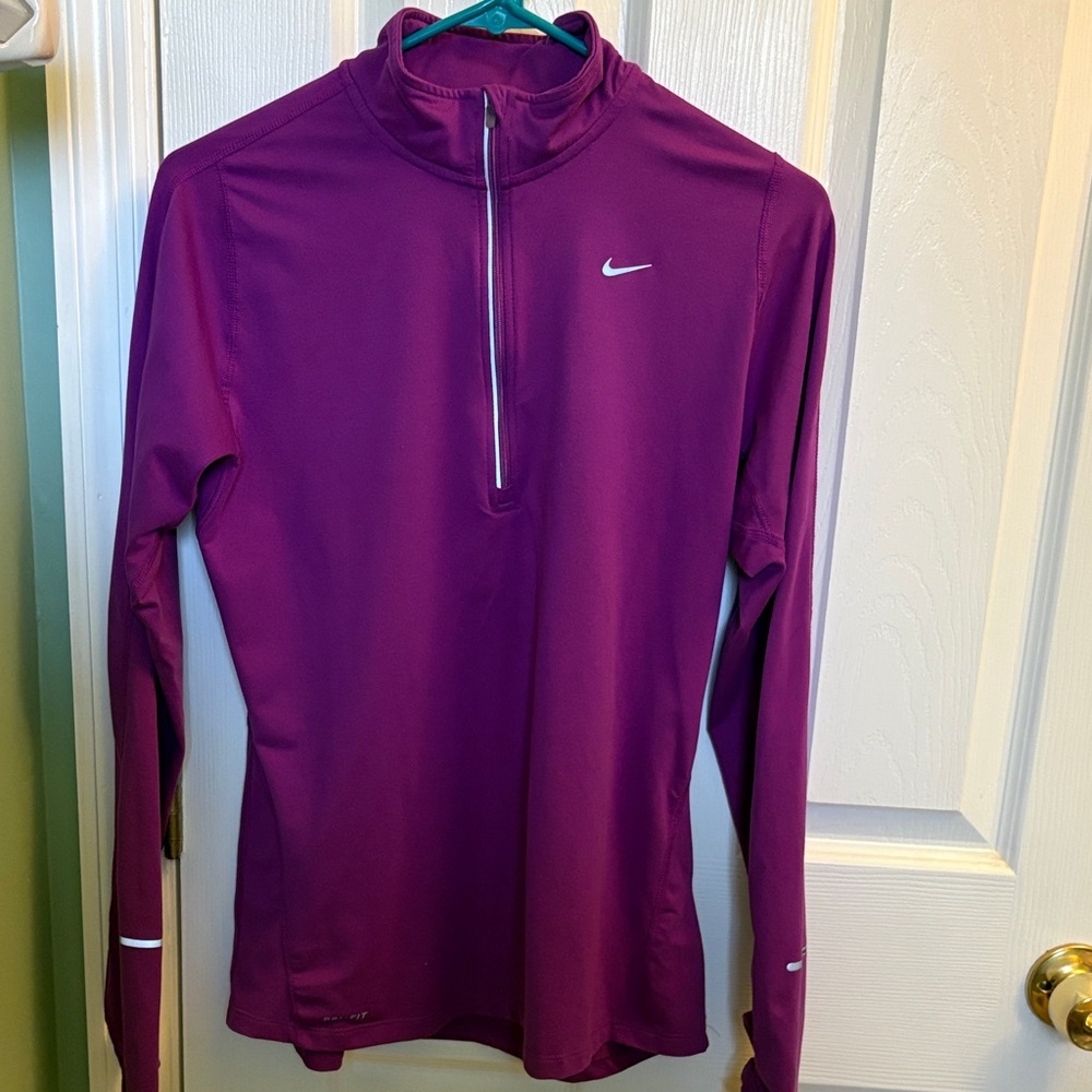 Nike Women's Vibrant Purple Long Sleeve Tee